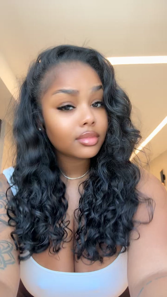 Raw Indian half wig